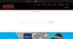 Desktop Screenshot of harrisprinters.co.uk